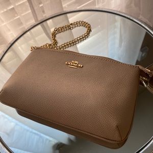 *SOLD* Tan Coach Wristlet (NWT)